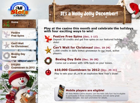 Holly Jolly December All Slots