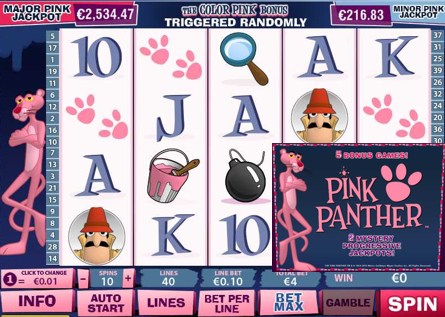 pink panther slot