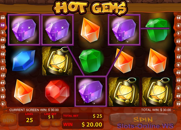 Hot Gems Online Slots Game Review