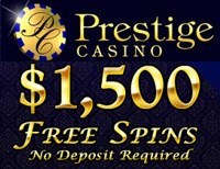 prestige casino 1500 free spins